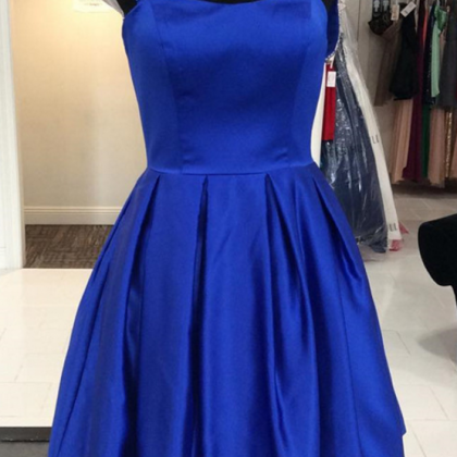 Royal Blue Homecoming Dresses,short Prom Dress..