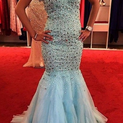 Sexy Luxury Prom Dress,mermaid Evening..
