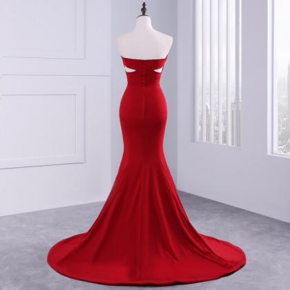 Red Mermaid Prom Dresses Evening Dresses Evening..
