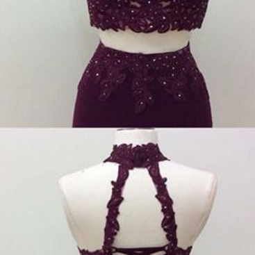 Two Pieces Prom Dress
