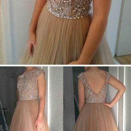 Prom Dresses Evening Dress,crystals Prom..