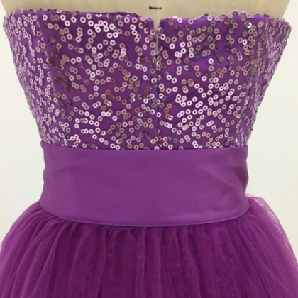 Classic Short Homecoming Dresses Purple Sheath..