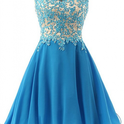 Royal Blue Two Piece Prom Dress,long Prom..