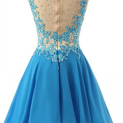 Royal Blue Two Piece Prom Dress,long Prom..
