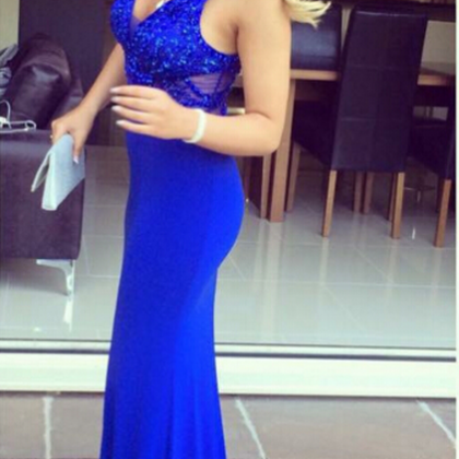 Sexy Sequins Prom Dress,backless Prom Dress,satin..