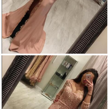 Prom Dresses, Evening Dress, Dusty Pink Evening..
