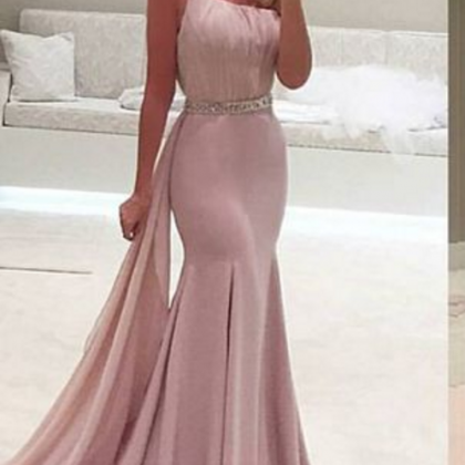 Style Prom Dress,one Shoulder Prom Dress, Mermaid..