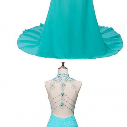 Chiffon Illusion Neck Maxi Gowns Of Bridesmaids Stormy
