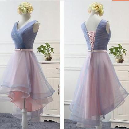 Stylish High Low Party Dress, Cute Formal Gowns,..