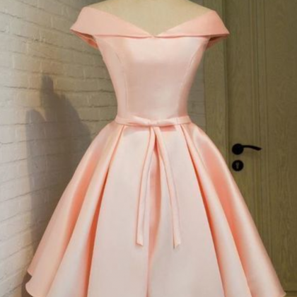 Satin Homecoming Dresses,sexy Party Dress,charming..