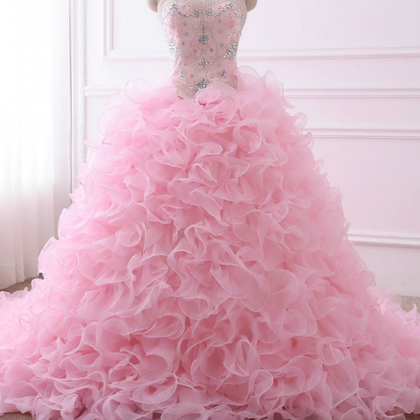 Quinceanera Dresses Ball Gown Sweetheart Organza..