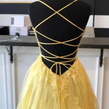 Prom Dress With Slit, Evening Dress, Formal Dress,..