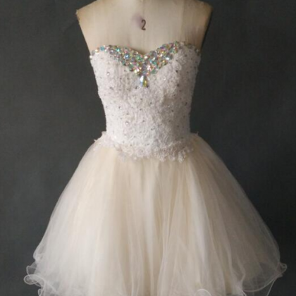 Lovely Prom Dress,lace Homecoming Dress,short..