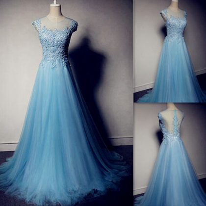 High Quality Prom Dress,tulle Prom Dress,beading..