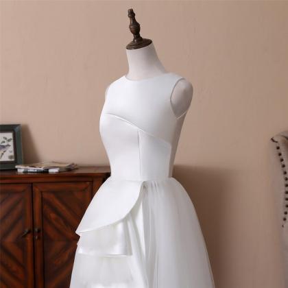 Prom Dresses,asymmetrical Prom Dress Pleated..
