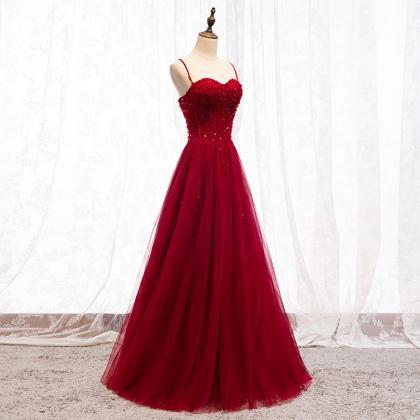Prom Dresses,spaghetti Strap Evening Dress,custom..