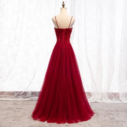 Prom Dresses,spaghetti Strap Evening Dress,custom..