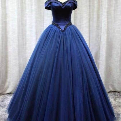 Prom Dresses,long Bouffant Dress, Luxurious, With..
