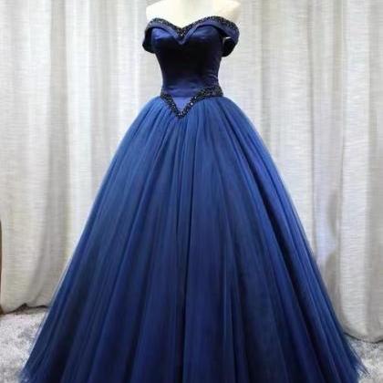 Prom Dresses,long Bouffant Dress, Luxurious, With..