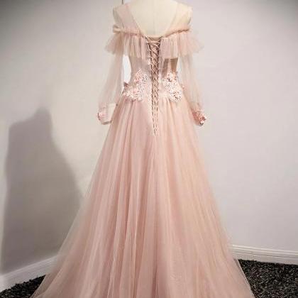 Prom Dresses,tulle Lace Long Prom Dress