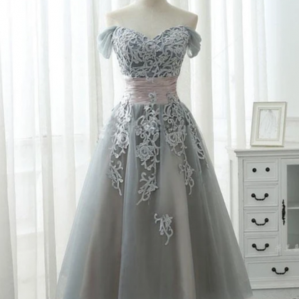 Prom Dresses,lace Tulle Prom Dress, Lace Evening..