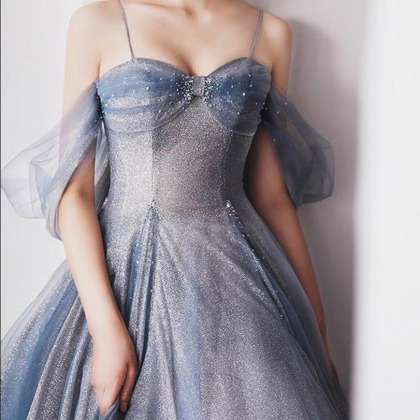 Prom Dresses,one-shoulder Sling Slim Evening Dress..