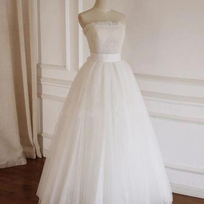 Prom Dresses,simple Lace Tea Length Prom Dress,..