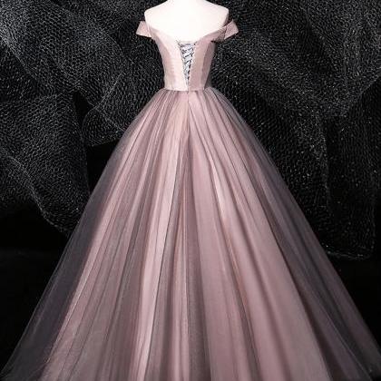 Prom Dresses,tulle Lace Long Prom Dress Tulle Lace..