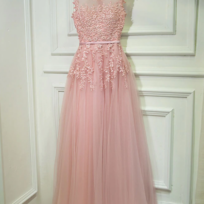 Prom Dresses,lace Tulle Long A Line Prom Dress,..