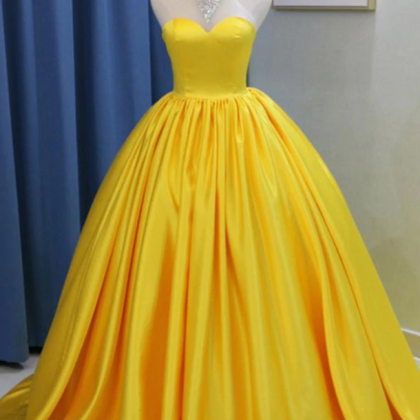 Prom Dresses,ball Gown High Neck Prom Dress With..