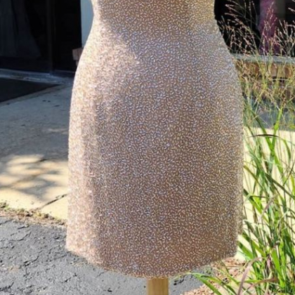 Sparkle Tight Cocktail Dress Homecoming Dress With..