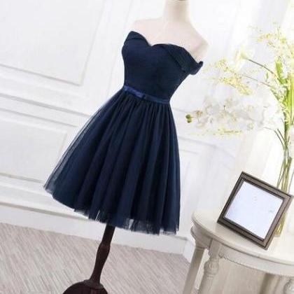 blue dress for baby girl Strapless Burgundy Bodycon Short Dress with Train – Ohmollydress main image 0
