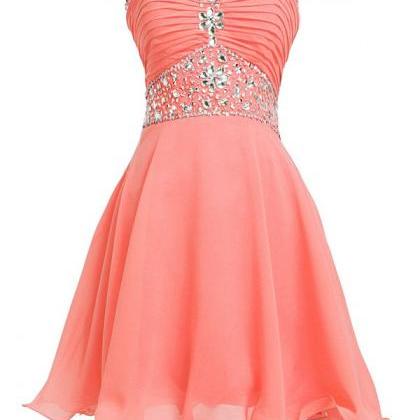 Sweetheart Homecoming Dresses, A-line Beading..