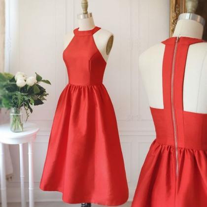 Red Homecoming Dress, A-line Homecoming Dress,..