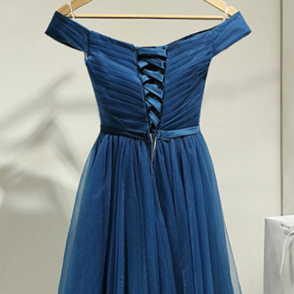 Dark Blue Homecoming Dress, Semi Formal Occasion..