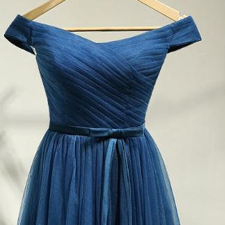 Dark Blue Homecoming Dress, Semi Formal Occasion..
