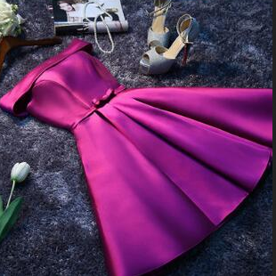 Purple Homecoming Dress,short Homecoming..