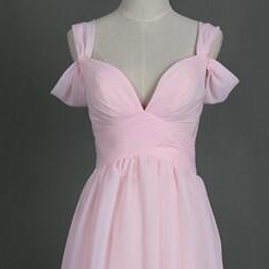 Elegant A-line Chiffon Homecoming Dress,..