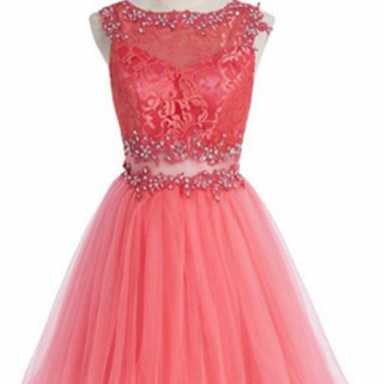 Beading A-line Homecoming Dresses,short Prom..