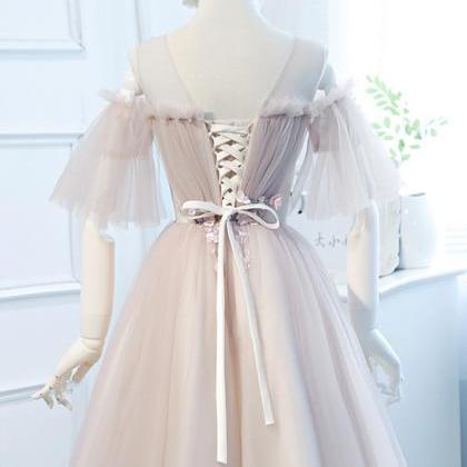 Cute Tulle Short Prom Dress, Homecoming Dress