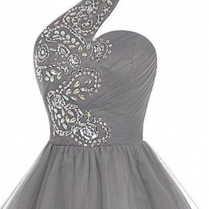 Short A-line Tulle Homecoming Dress Featuring..