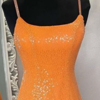 Short Homecoming Dress,orange Prom Dresses,sesy..
