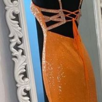 Short Homecoming Dress,orange Prom Dresses,sesy..