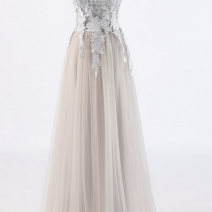 Cap Sleeve Formal Prom Dress, Beautiful Long Prom..