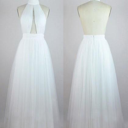 A-line Formal Prom Dress, Beautiful Long Prom..