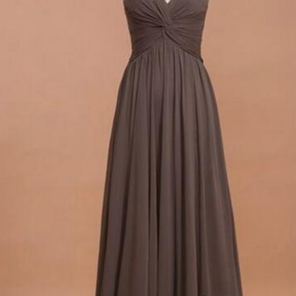 Deep V Neck Formal Prom Dress, Beau..