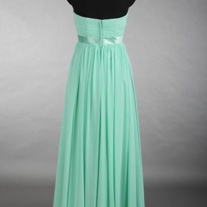 Simple A-line Sweetheart Ruched Chiffon Formal..