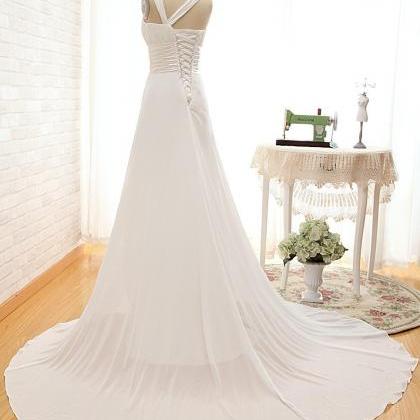 Off Shoulder A line Chiffon Ruffle Long Evening Prom Dresses, 17652