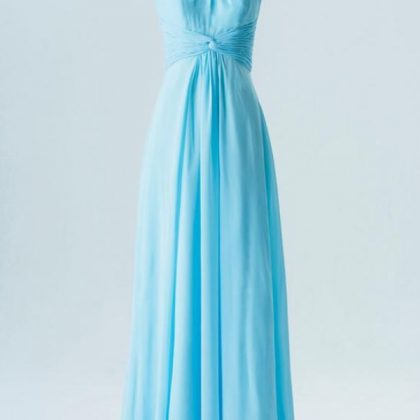Prom Dresses,blue Halter Floor Length Dress, Open..