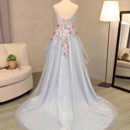 Homecoming Dresses,cute Princess Dress, Sky Blue..